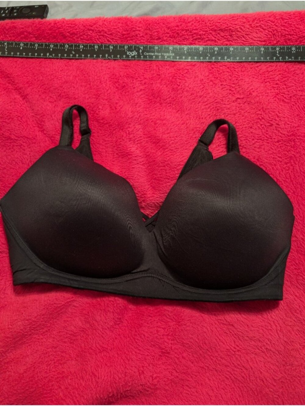 Torrid Dream Wire-Free Boost Bra 40DDD Black Strappy Lattice 360 Smoothing